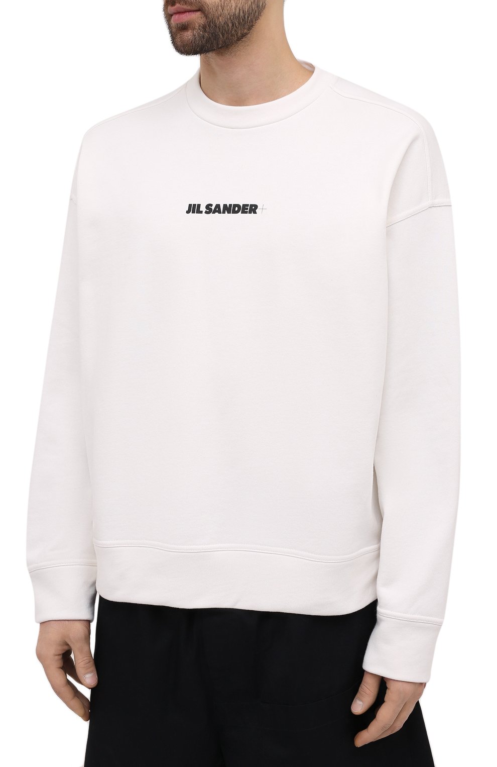 Хлопковый свитшот JIL SANDER, арт. JPUS707532-MS248608, фото 3