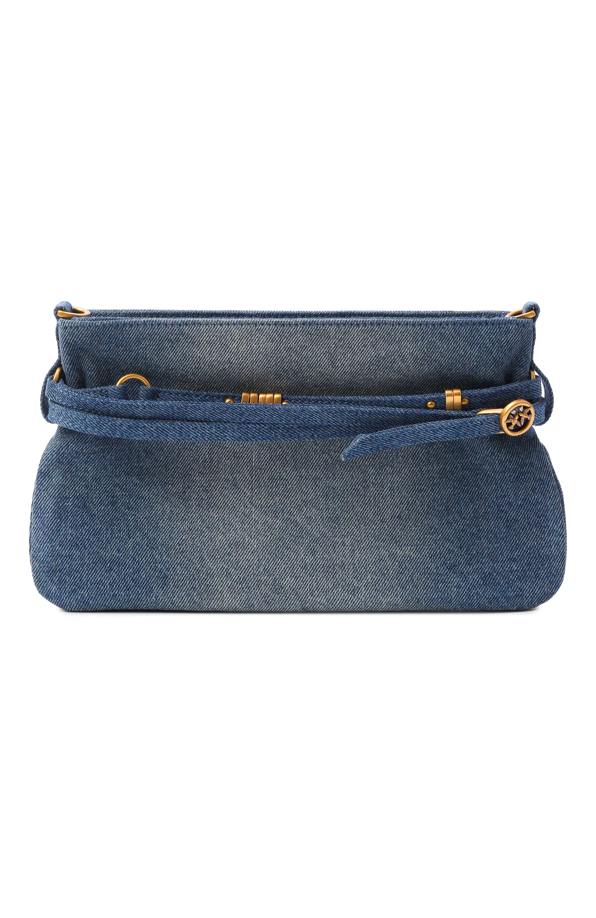 Сумка belt mini PINKO синего цвета по цене 29950 руб., арт. 106177/A31G, фото 1 Сумка belt mini PINKO, арт. 106177/A31G, фото 1