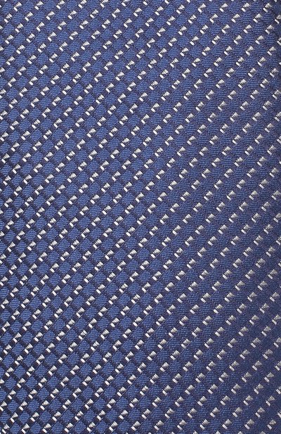 Шелковый галстук LANVIN темно-синего цвета по цене 11950 руб., арт. 2140/TIE, фото 3 Шелковый галстук LANVIN, арт. 2140/TIE, фото 3