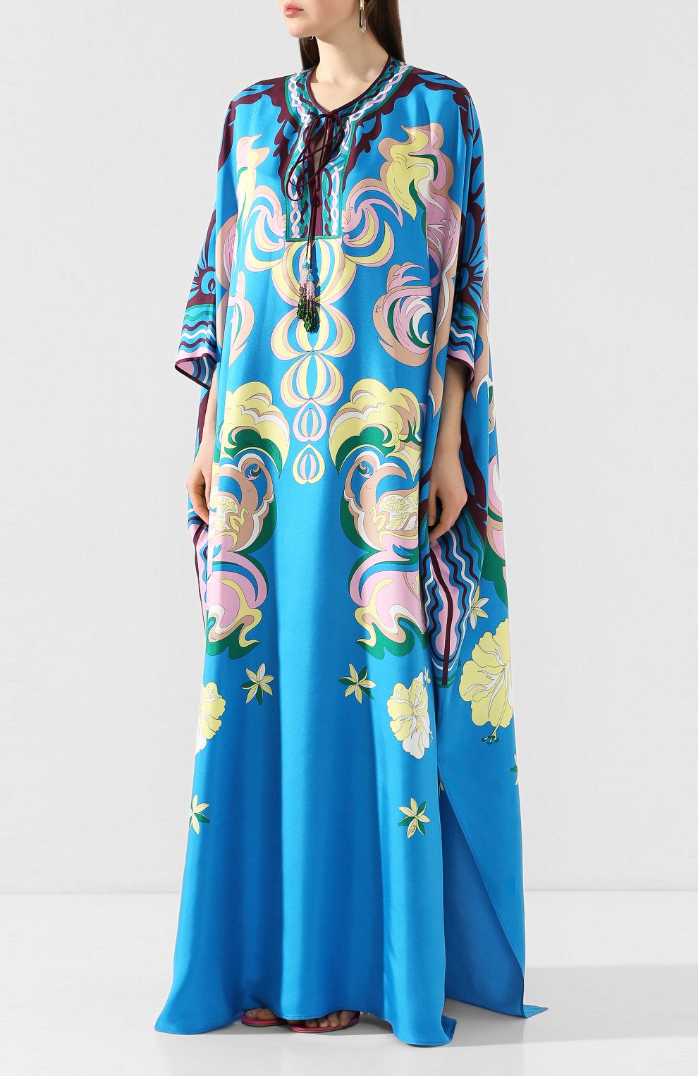 Шелковое платье-туника EMILIO PUCCI, арт. 0ERL54/0E867, фото 3