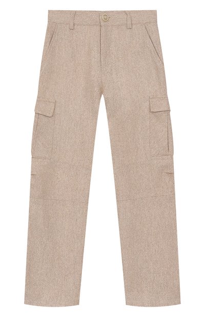 Брюки-карго из шерсти и хлопка ELEVENTY, арт. EX6P40/I0285/10-16