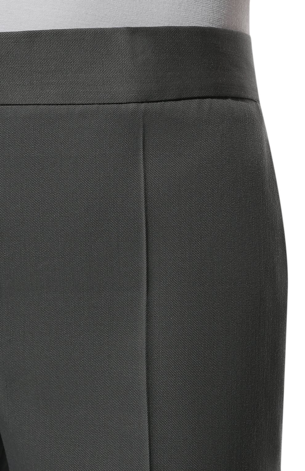 Шерстяные брюки JIL SANDER серого цвета по цене 79950 руб., арт. JSCU300701-WU202500, фото 5 Шерстяные брюки JIL SANDER, арт. JSCU300701-WU202500, фото 5