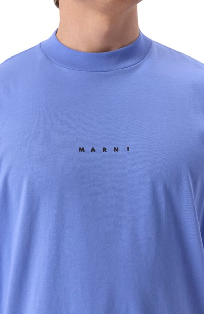Хлопковая футболка MARNI, арт. HUMU0223P1/USCS87, фото 5