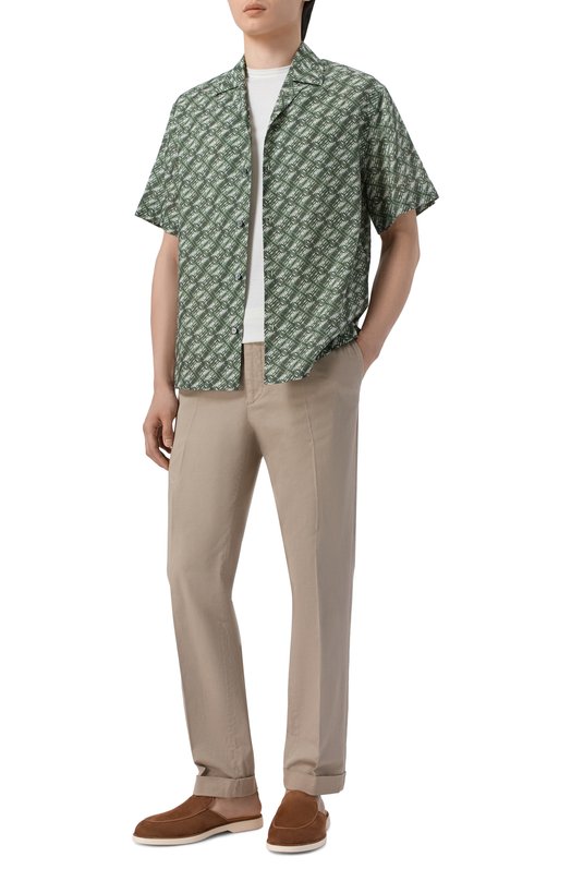 Замшевые сабо Zilli H0305AM1100VZPU05 Коричневый  H0305AM1100VZPU05 Фото 2