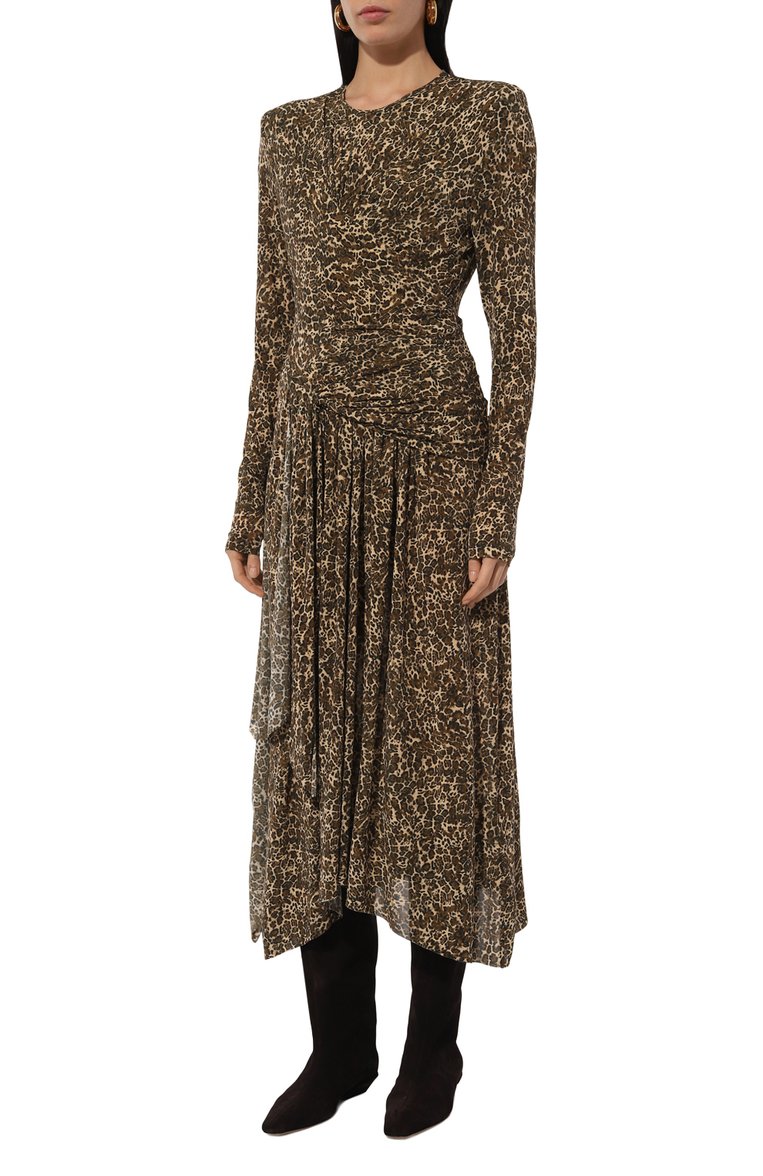 Платье из вискозы ISABEL MARANT, арт. 24H/R00617FA-B4K02I, фото 3