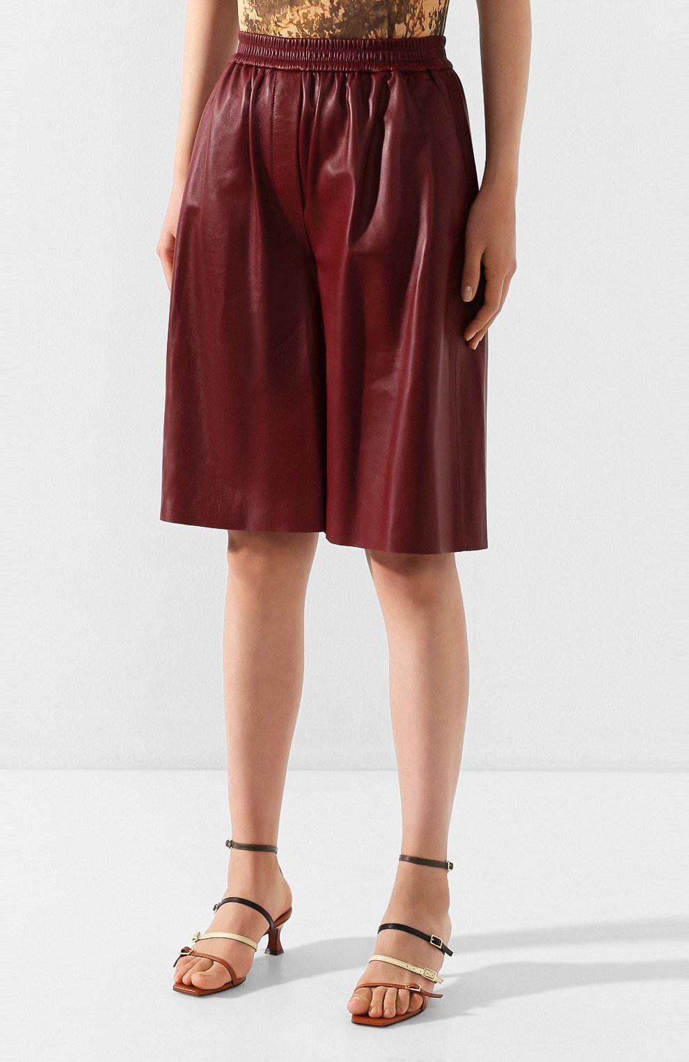 Кожаные шорты JOSEPH, арт. JF004674, фото 3