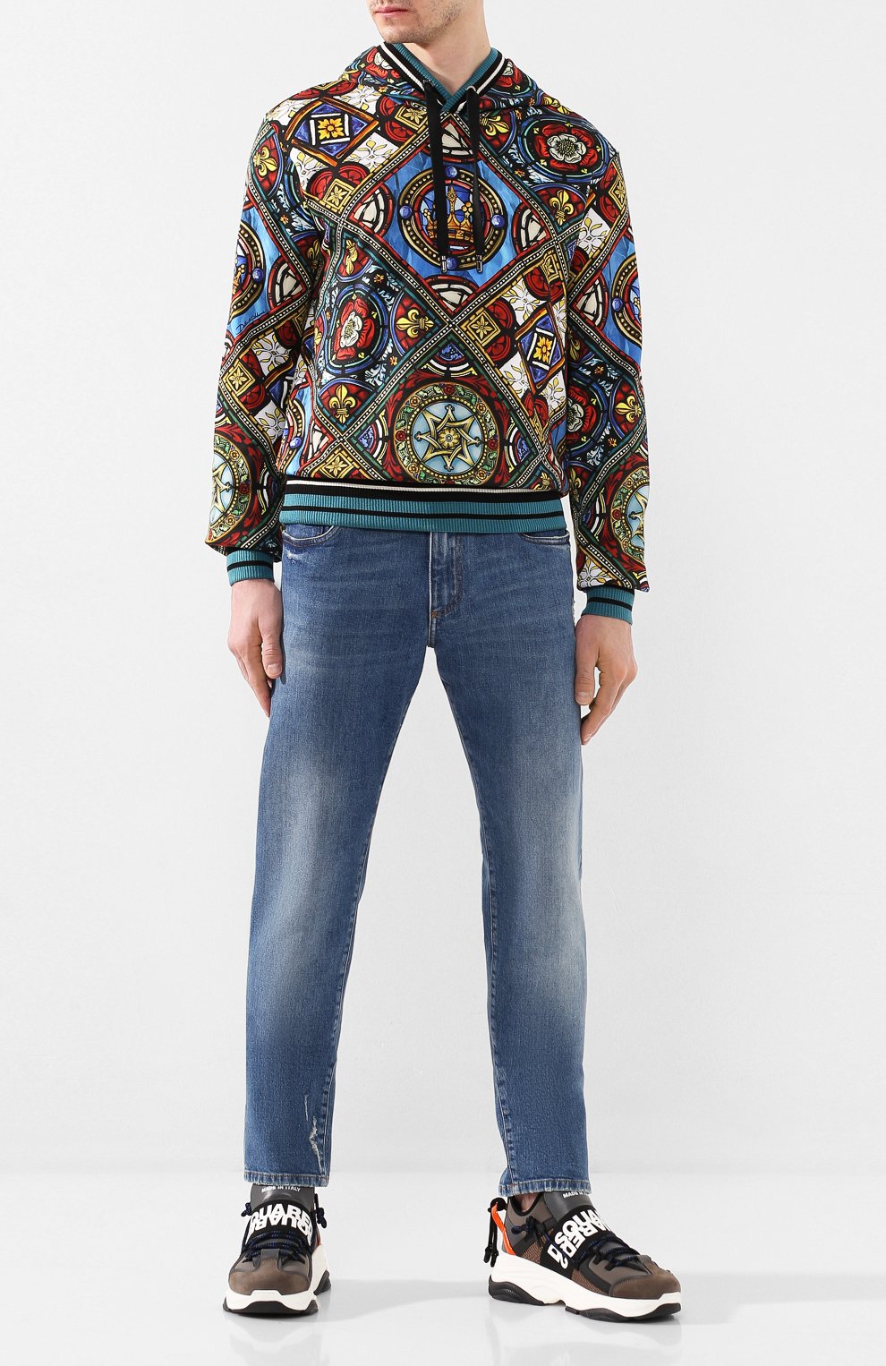 Хлопковое худи DOLCE & GABBANA, арт. G9QW1T/FS7H0, фото 2