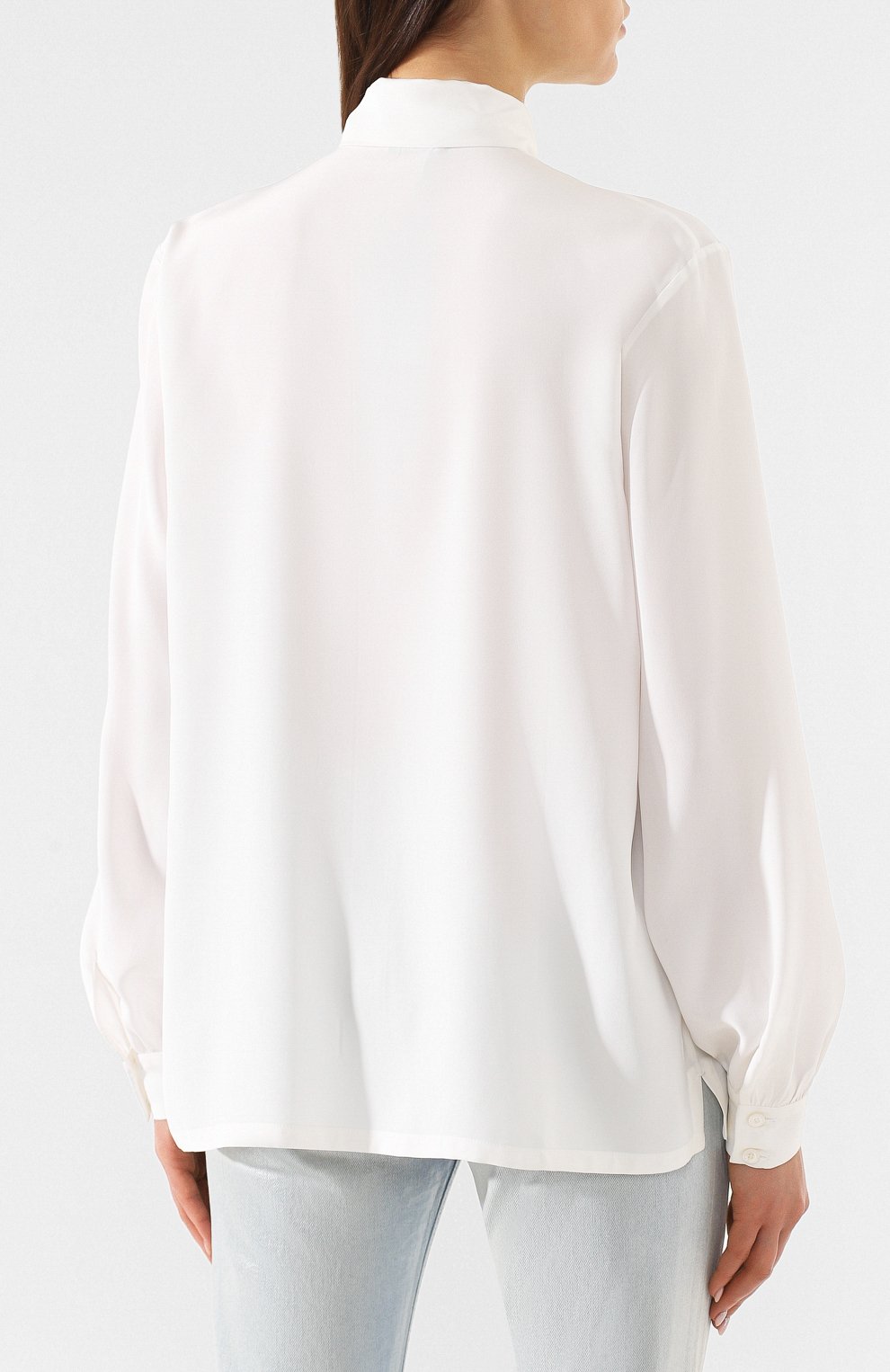 Шелковая блузка KITON, арт. D47418K03337, фото 4