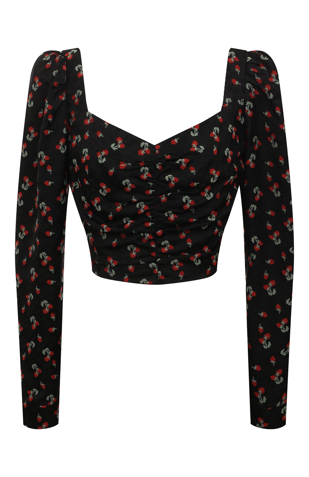 Топ из шелка и вискозы MASTERPEACE черного цвета по цене 27500 руб., арт. MP-JL-23-23, фото 1 Топ из шелка и вискозы MASTERPEACE, арт. MP-JL-23-23, фото 1