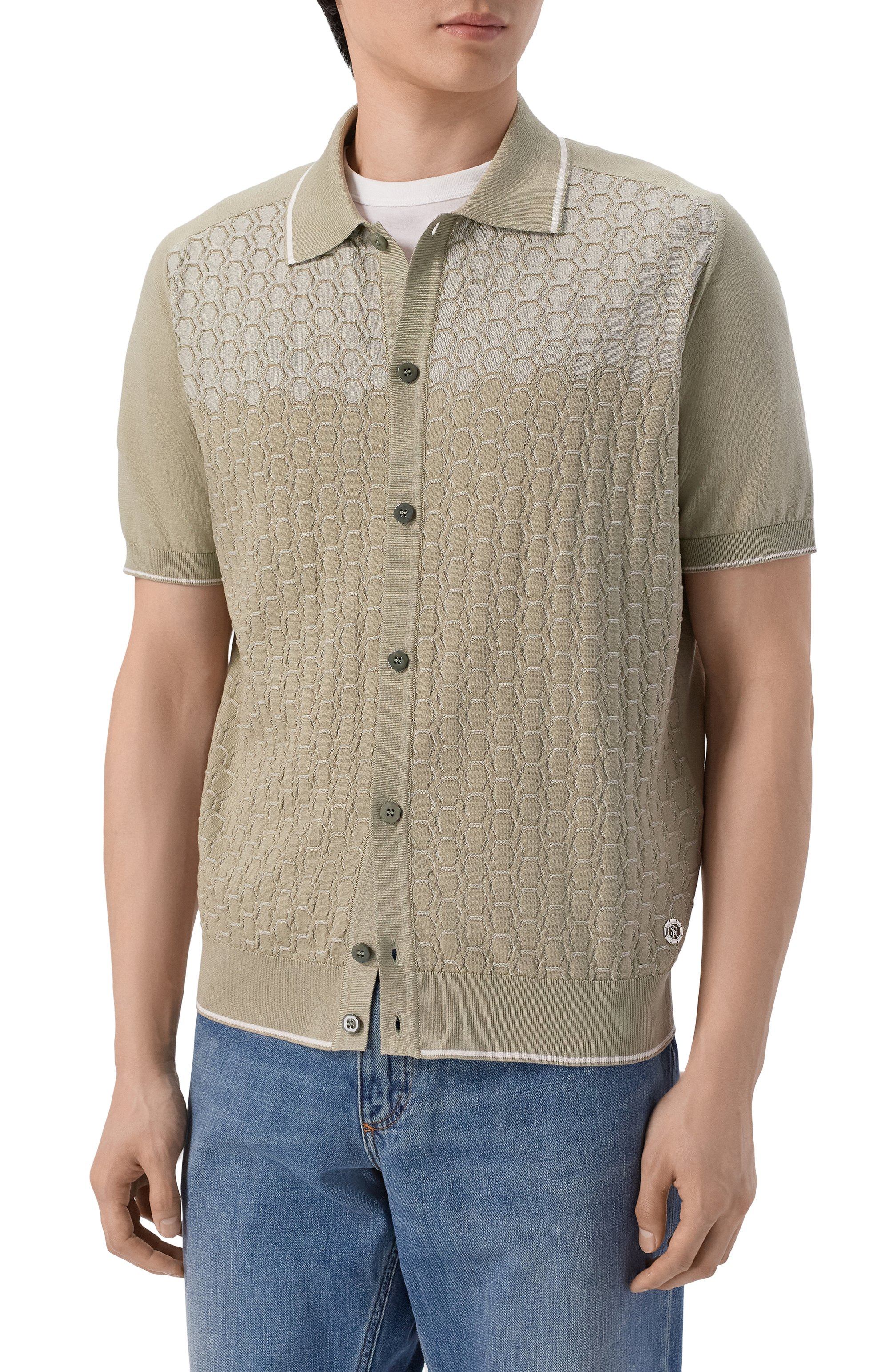 Рубашка из шелка и хлопка STEFANO RICCI, арт. K818109PAM/F26175, фото 3