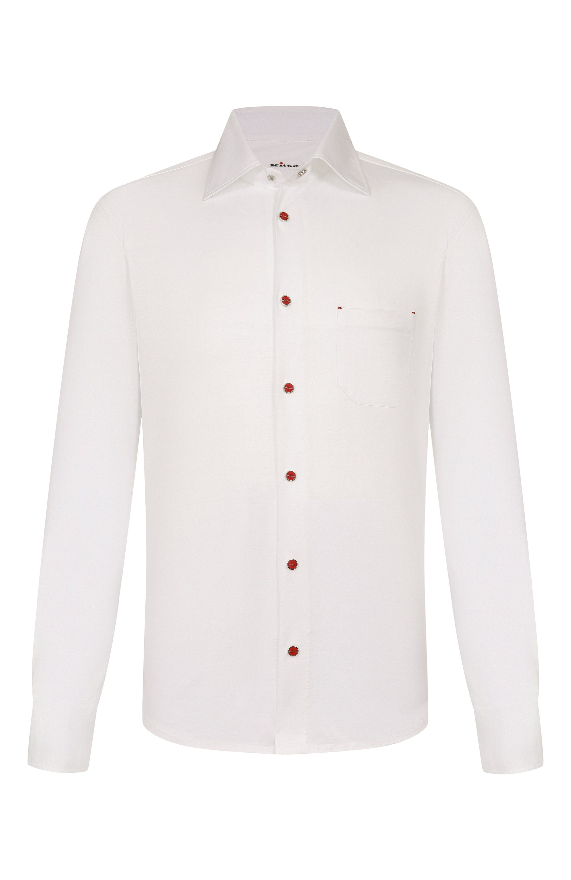 Хлопковая рубашка KITON, арт. UMCNERPH09665, фото 1