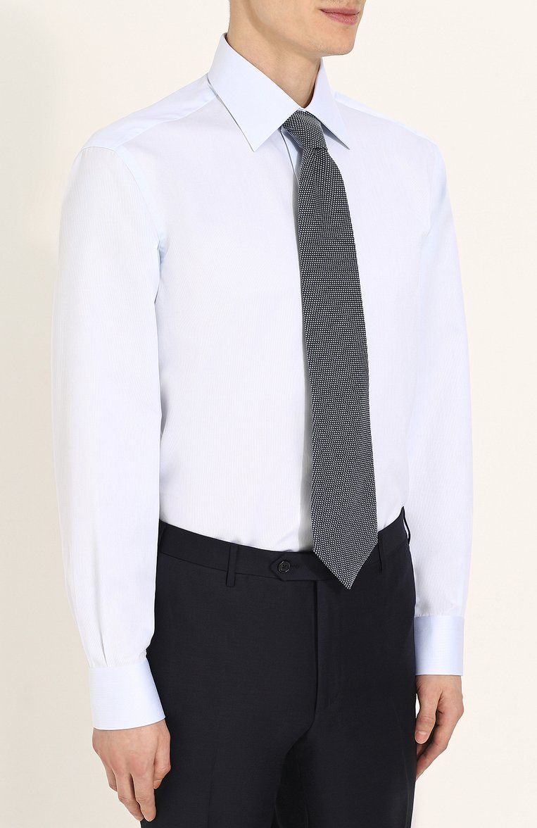 Хлопковая сорочка с воротником кент BRIONI, арт. RCL98K/PZ003, фото 4