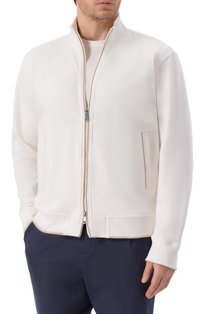 Толстовка из лиоцелла и хлопка PAUL&SHARK, арт. 26411809_001, фото 3