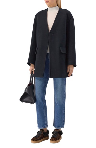 Кожаные кеды SANTONI, арт. WBGG61443FARPAVN, фото 3