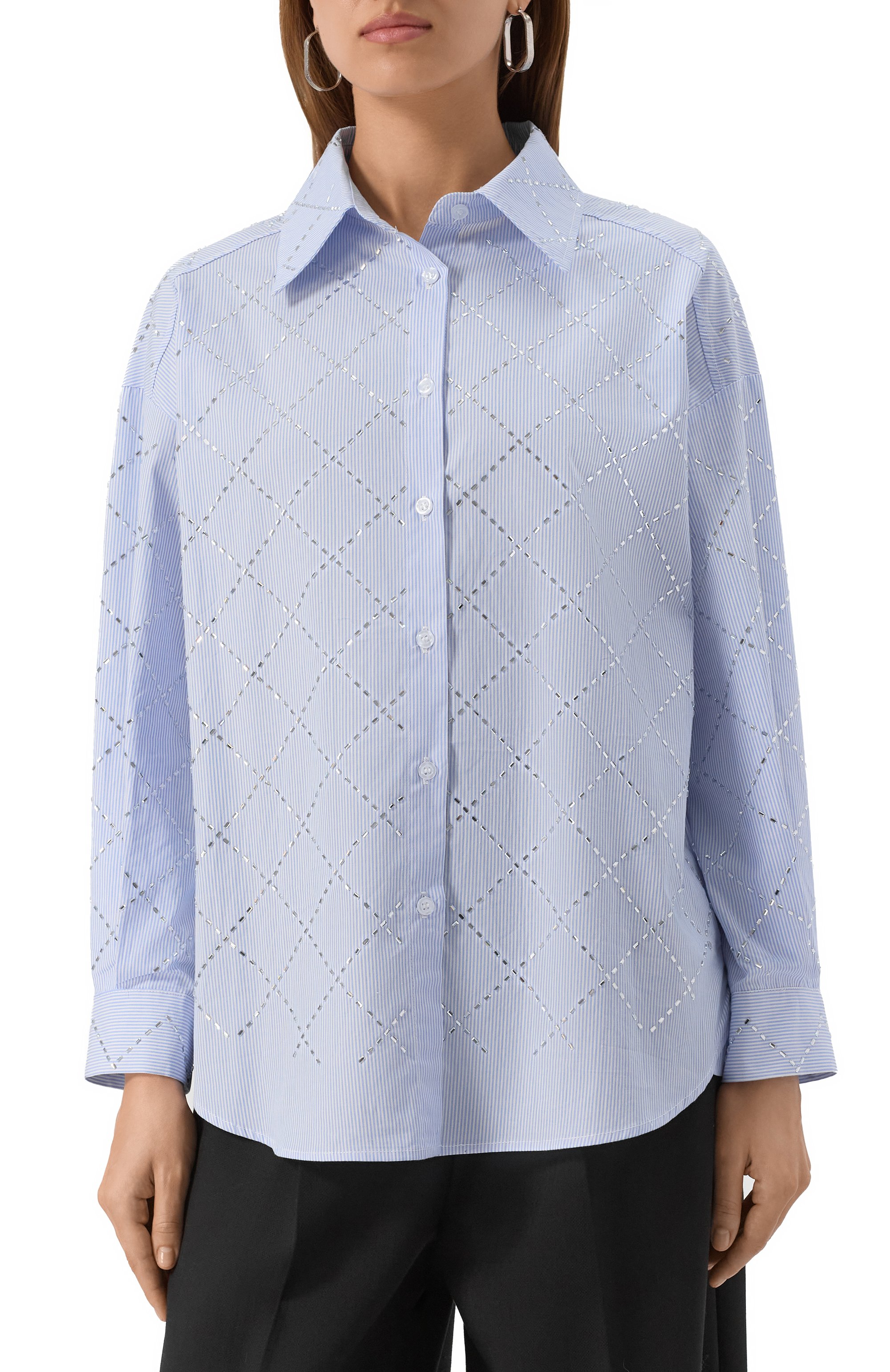 Хлопковая рубашка SEVEN LAB, арт. 125-C-W-15-42-005, фото 3