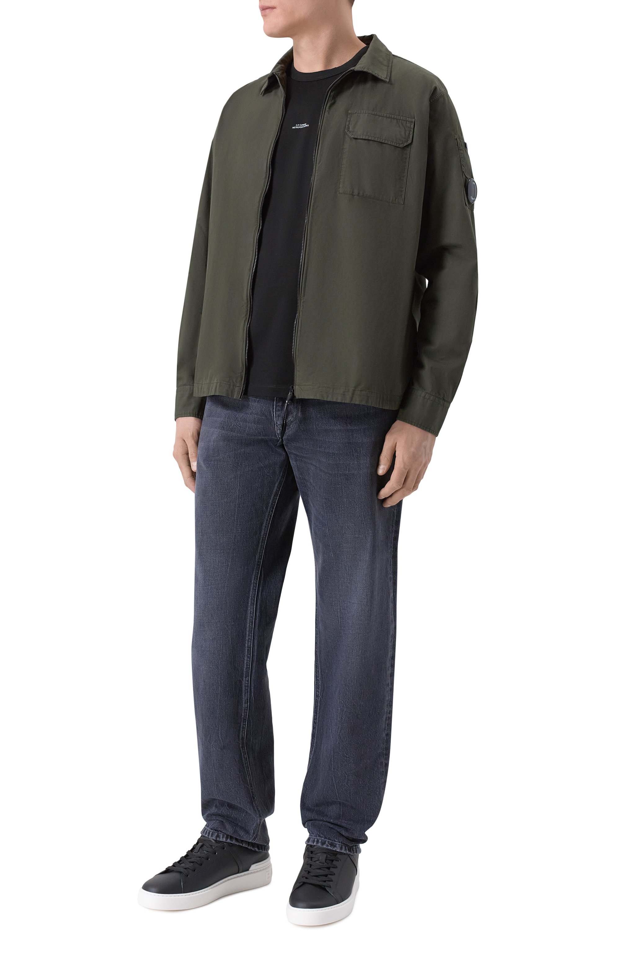 Хлопковая футболка C.P. COMPANY, арт. 20CLTS018A/006370W, фото 2