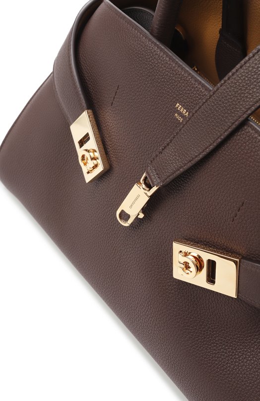 Сумка Hug medium Ferragamo 215608/777524 Коричневый  215608/777524 Фото 3