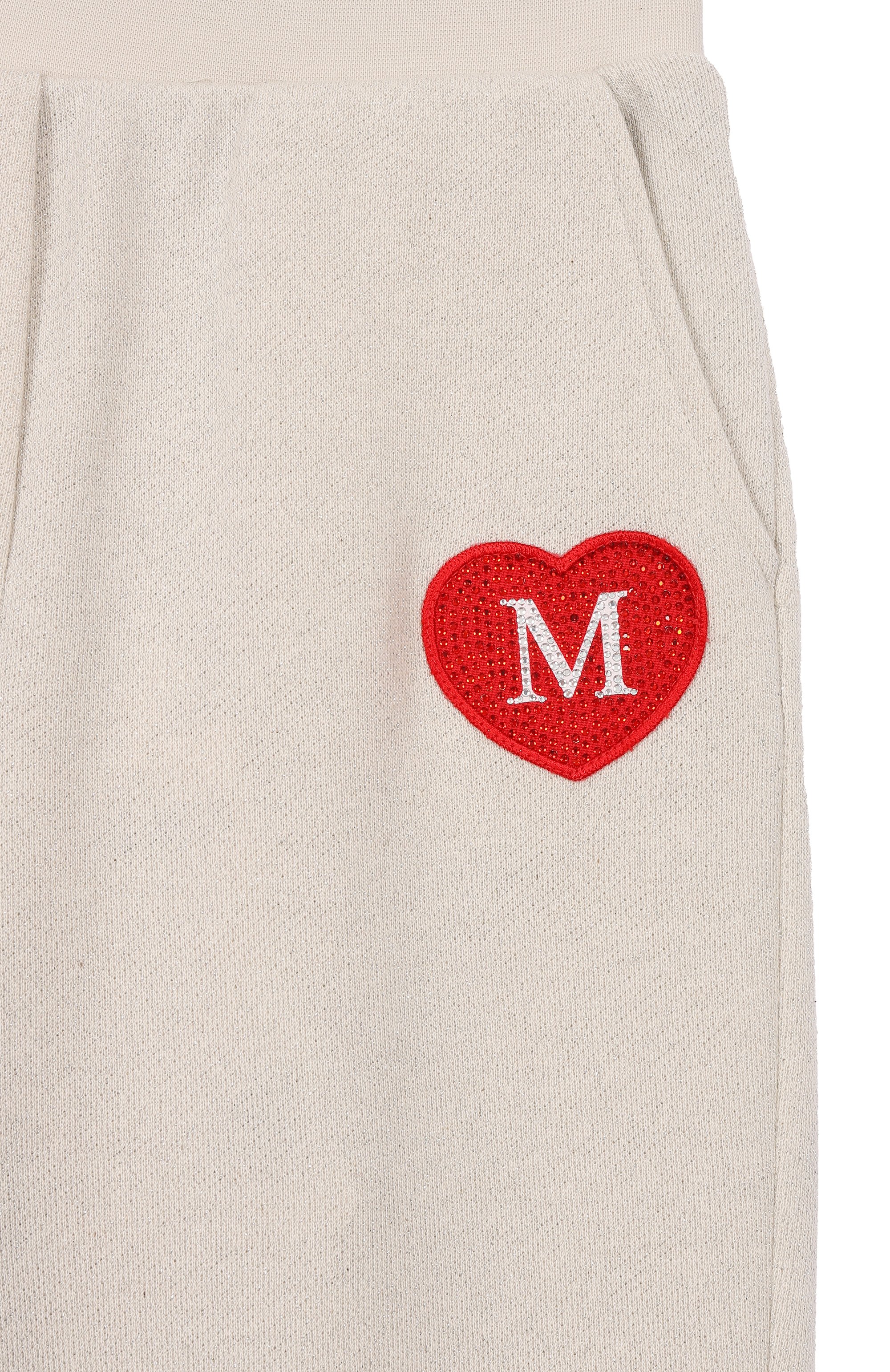 Хлопковые джоггеры MONNALISA, арт. 19F402, фото 3