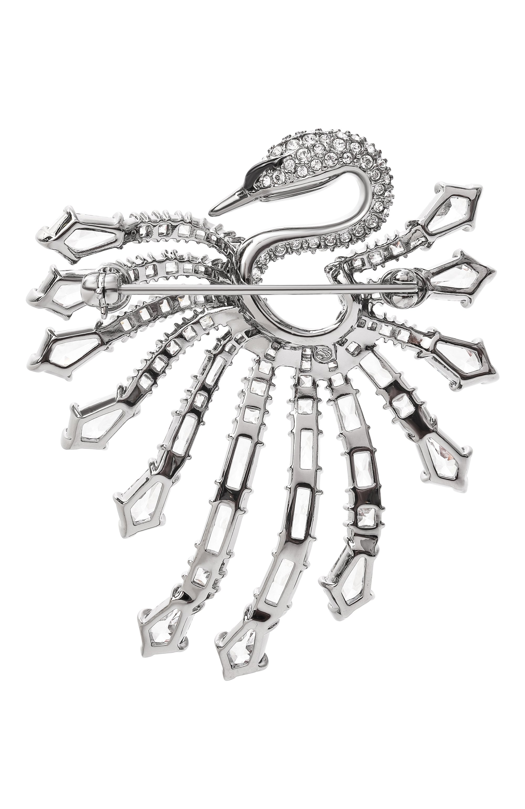 Брошь the vienna collection SWAROVSKI серебряного цвета по цене 38500 руб., арт. 5741557, фото 3 Брошь the vienna collection SWAROVSKI, арт. 5741557, фото 3