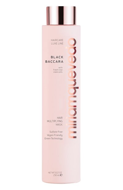Женская маска для уплотнения и объема волос с экстрактом розы black baccara (250ml) MIRIAMQUEVEDO, арт. 744