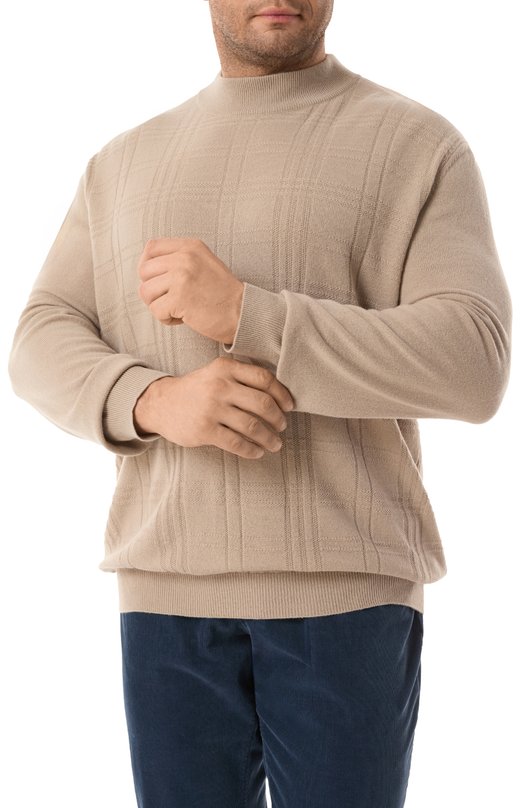 Кашемировый джемпер Zilli KMN001M0300VCHE00/62 Бежевый  KMN001M0300VCHE00/62 Фото 3