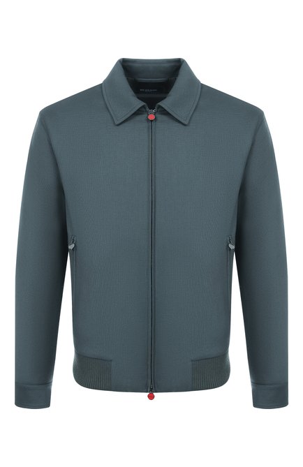 Мужской бомбер из шерсти и кашемира KITON, арт. UW2233V0426H01