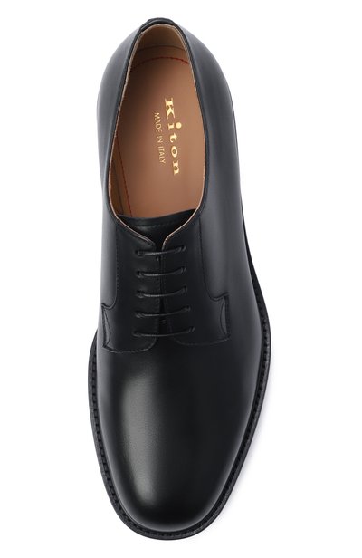 Кожаные дерби KITON черного цвета по цене 138500 руб., арт. USSA504N01493, фото 5 Кожаные дерби KITON, арт. USSA504N01493, фото 5