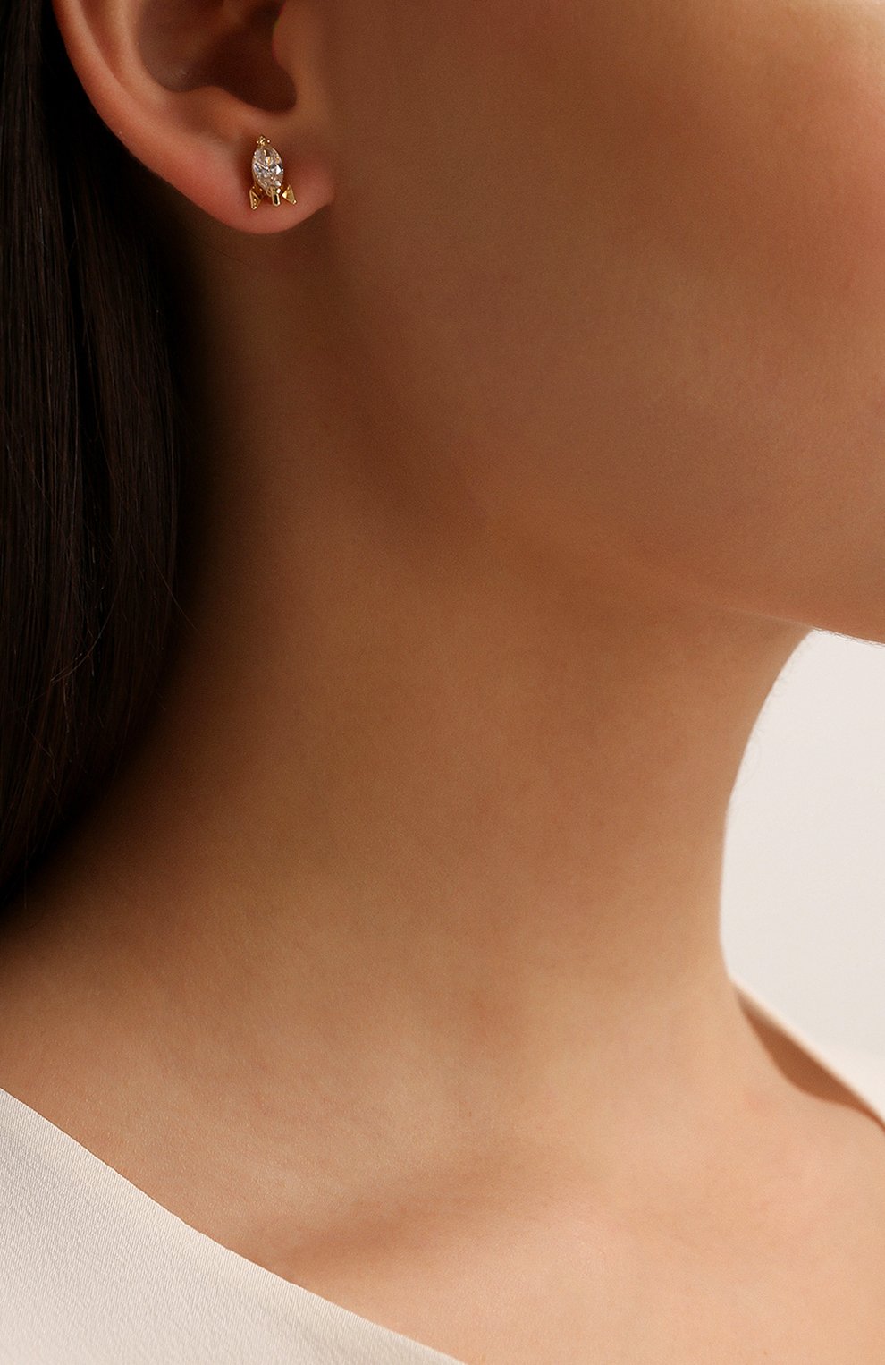 Серьги space SWAROVSKI серебряного цвета по цене 9410 руб., арт. 5447696, фото 4 Серьги space SWAROVSKI, арт. 5447696, фото 4