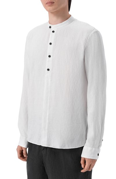 Льняная рубашка HANNES ROETHER, арт. TU29BS.608, фото 3