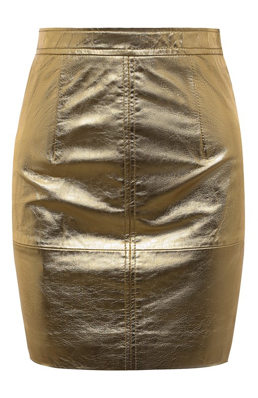 

Кожаная юбка Pinko, Золотой