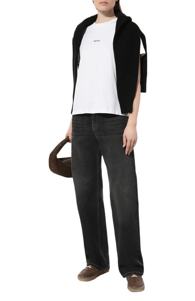 Хлопковая футболка MSGM, арт. 3641MDM550/247002, фото 2