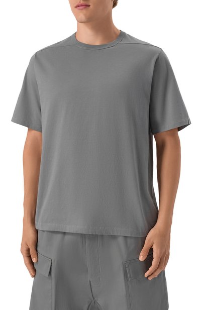 Хлопковая футболка RICK OWENS, арт. RU02E1232/JA, фото 3