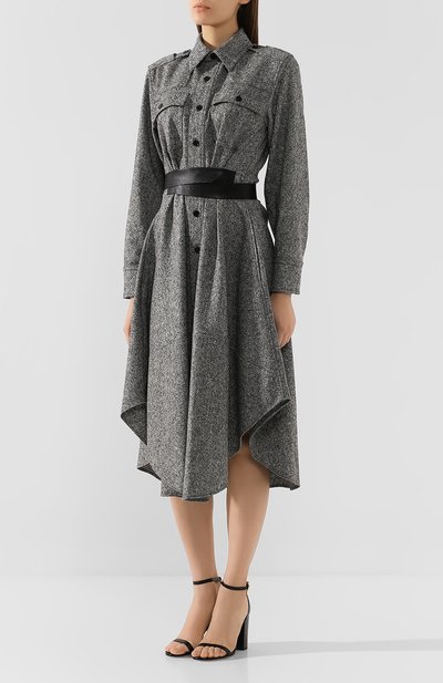 Шерстяное платье STELLA MCCARTNEY черного цвета по цене 97150 руб., арт. 589995/SNB52, фото 3 Шерстяное платье STELLA MCCARTNEY, арт. 589995/SNB52, фото 3