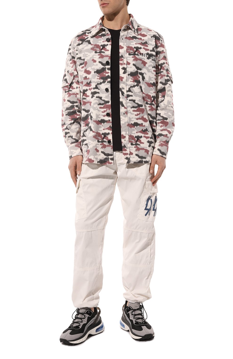 Джоггеры 44 LABEL GROUP белого цвета по цене 49750 руб., арт. B0030124/FA166/001, фото 2 Джоггеры 44 LABEL GROUP, арт. B0030124/FA166/001, фото 2