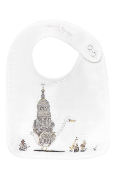 Хлопковый нагрудник ATELIER CHOUX, арт. SMALL BIB ATELIER CH0UX PARIS, фото 1