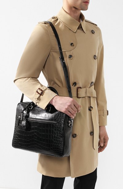 Кожаная сумка для ноутбука SAINT LAURENT, арт. 480586/0Q50E, фото 5