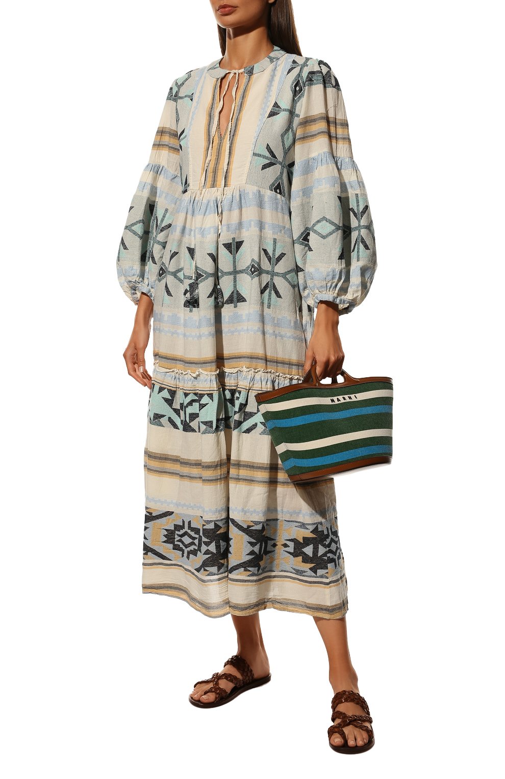 Хлопковое платье PEARL&CAVIAR, арт. S22P1026, фото 2