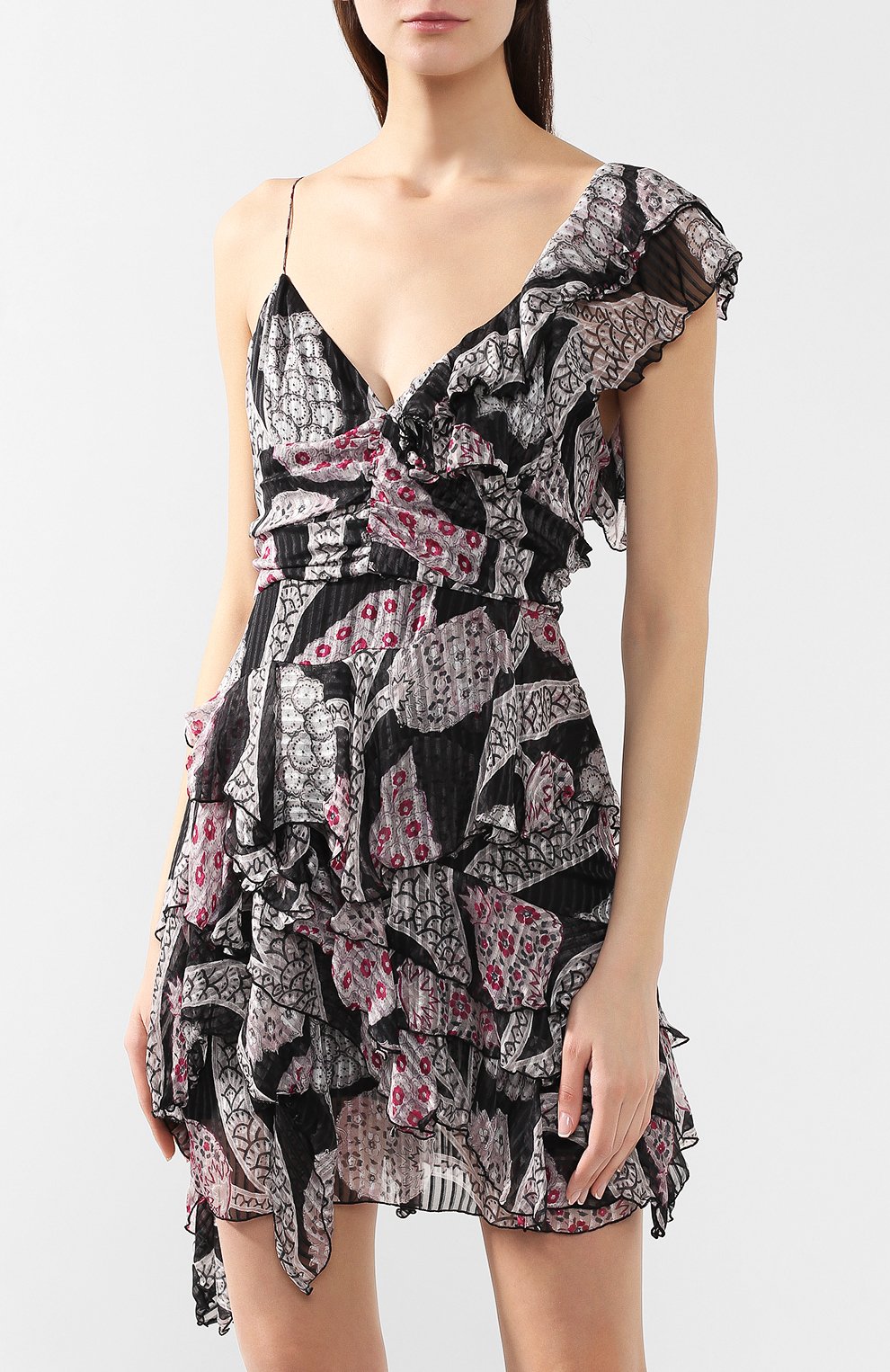 Шелковое платье ISABEL MARANT, арт. R01451-19E014I/ENTA, фото 3
