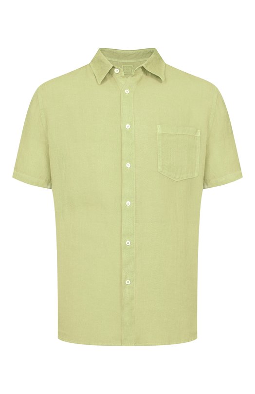 Льняная рубашка 120% Lino 33ALIM1368/0115/S00 Зелёный 33ALIM1368/0115/S00