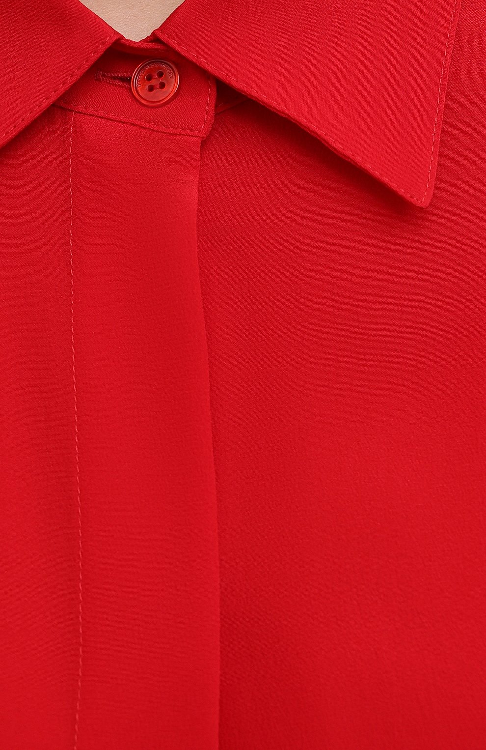 Шелковая рубашка STELLA MCCARTNEY красного цвета по цене 59950 руб., арт. 606912/SY206, фото 5 Шелковая рубашка STELLA MCCARTNEY, арт. 606912/SY206, фото 5