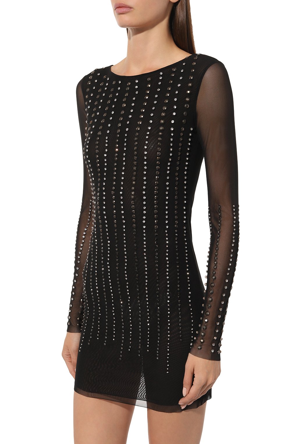 Платье с отделкой стразами PATRIZIA PEPE, арт. 8A1183_J134, фото 3