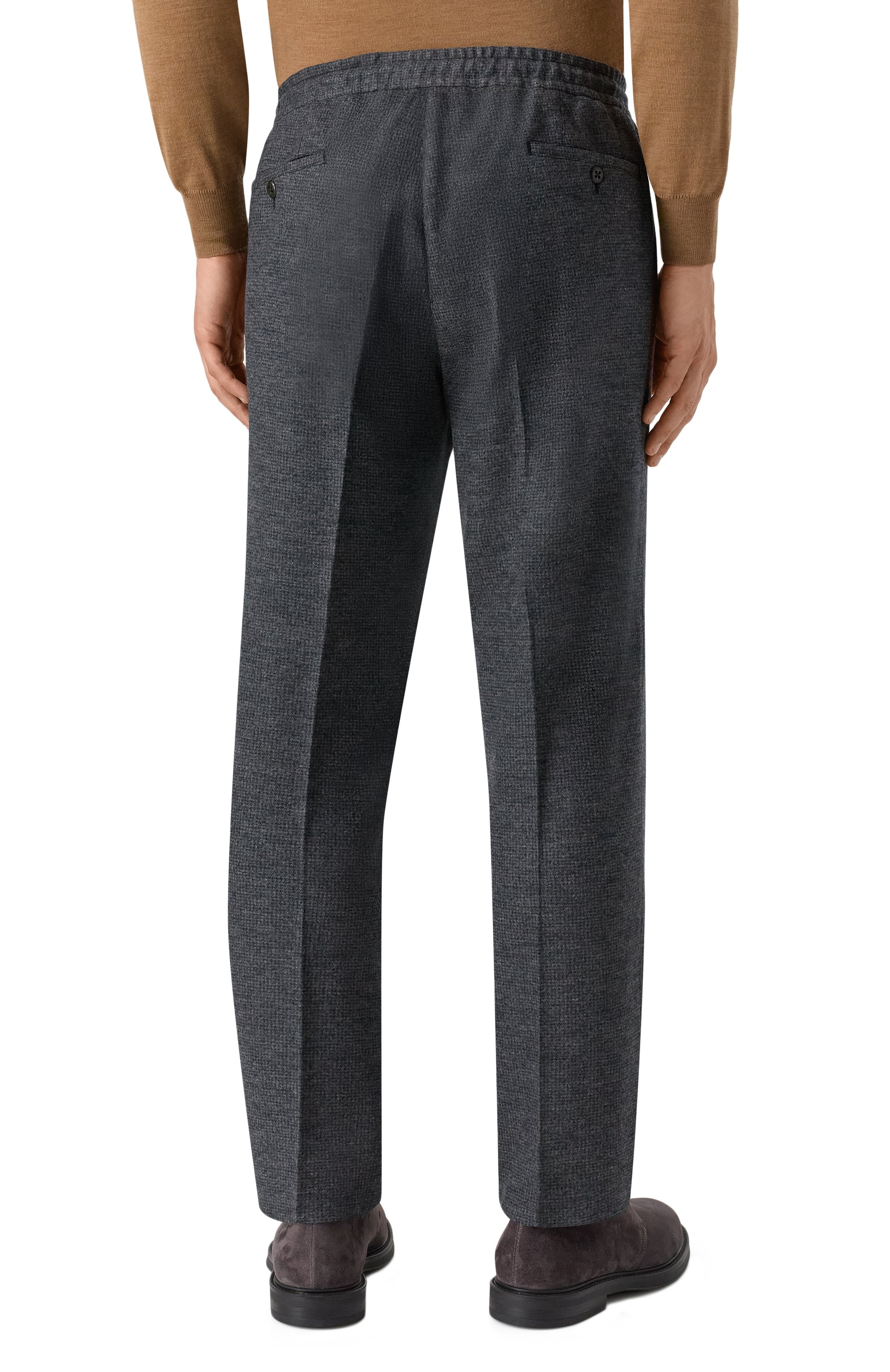 Шерстяные брюки CORNELIANI, арт. 264L19-2617800, фото 4