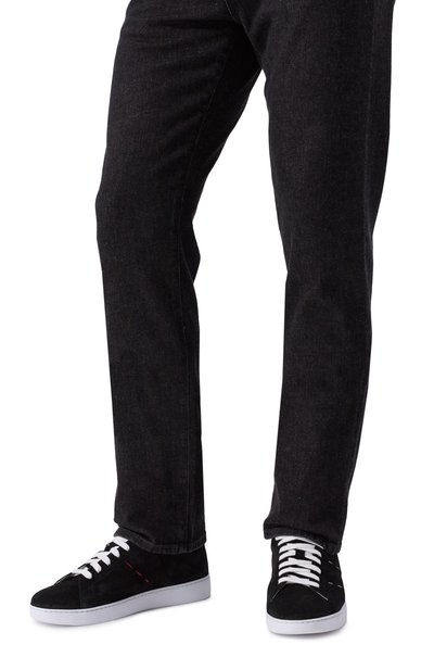 Замшевые кеды KITON, арт. USSA068N0130204, фото 3