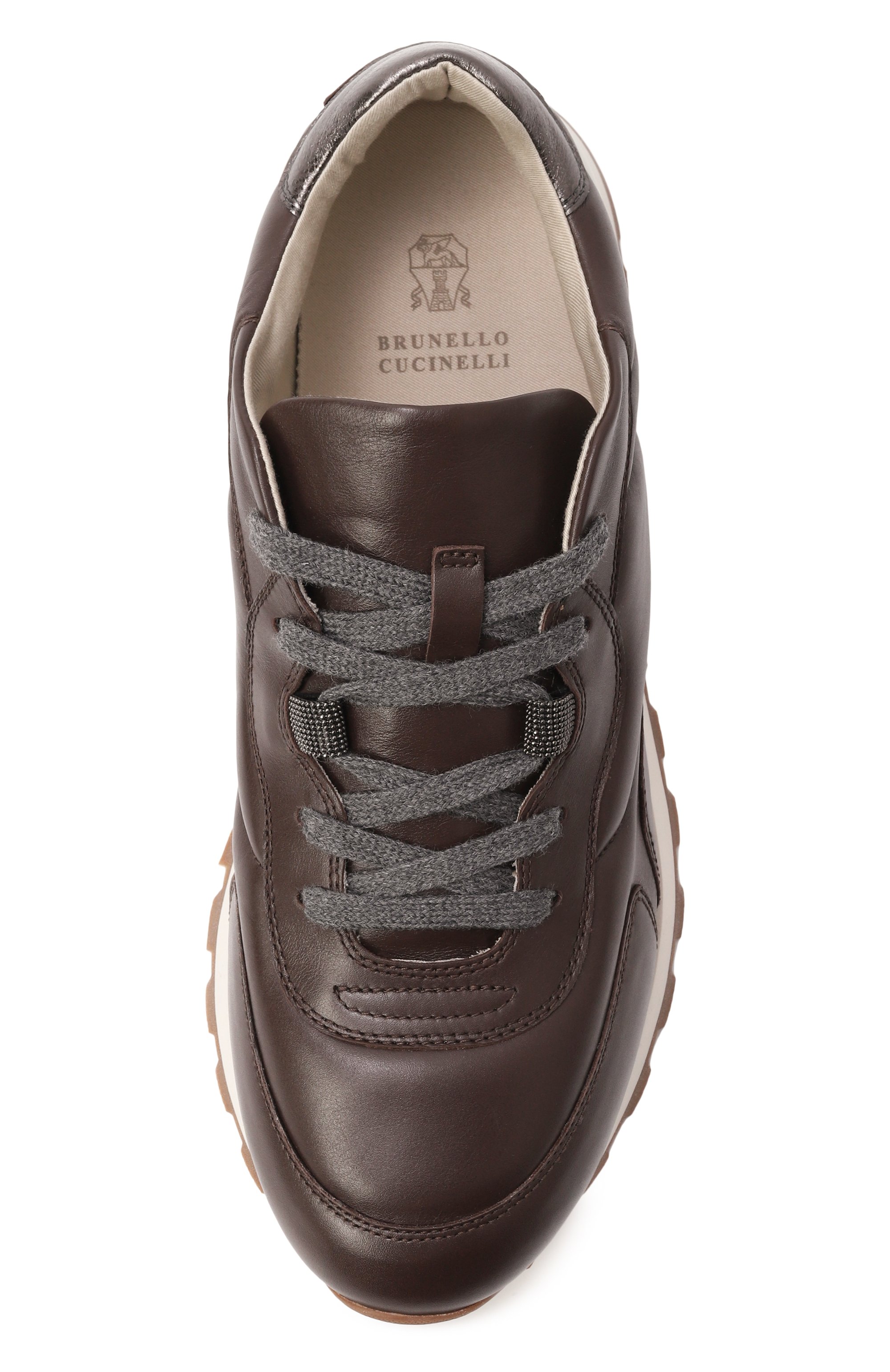 Кожаные кроссовки BRUNELLO CUCINELLI, арт. MZSKG3025P, фото 6