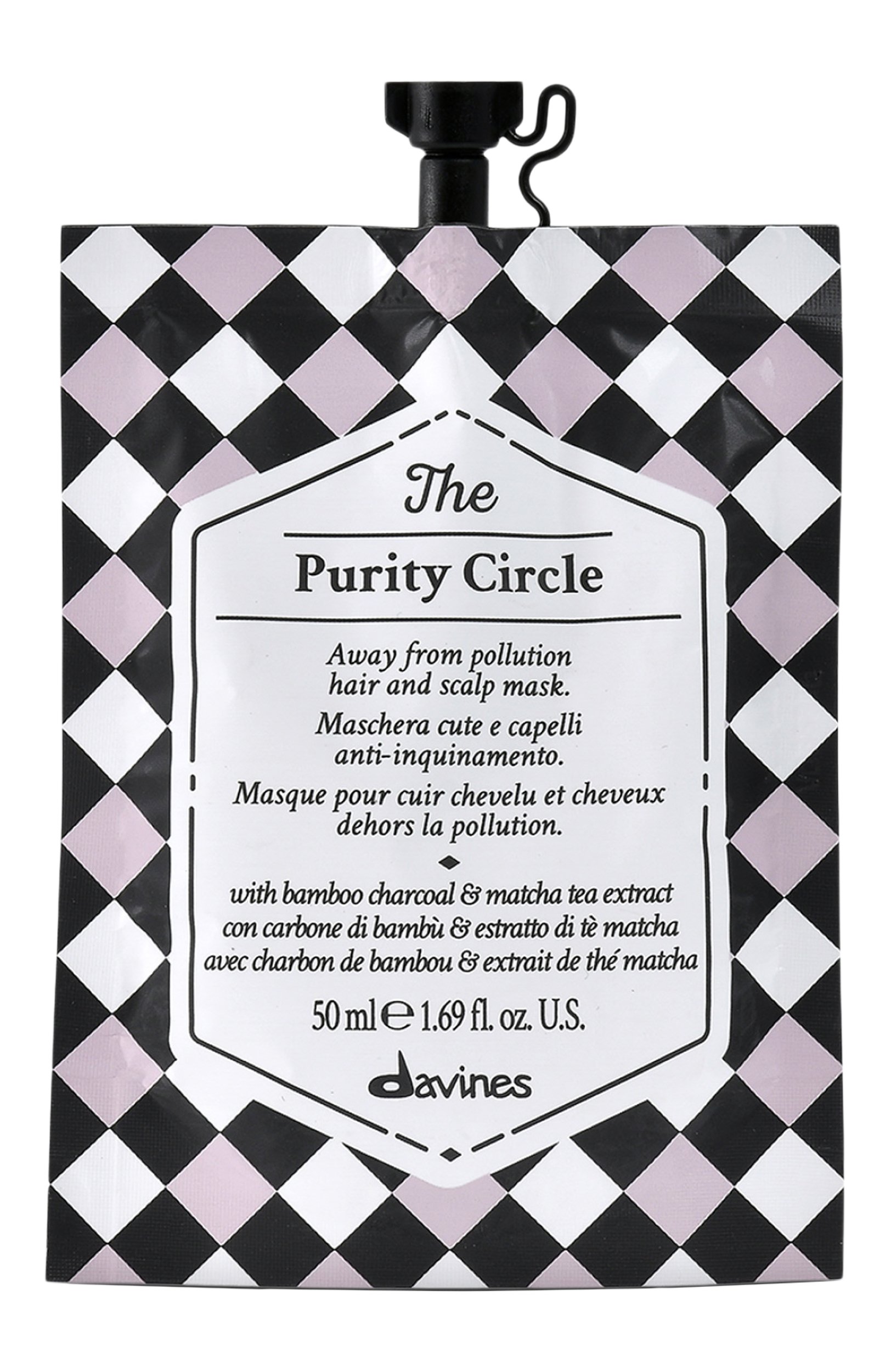 Маска-детокс для волос и кожи головы the purity circle (50ml) DAVINES бесцветного цвета по цене 1660 руб., арт. 77002, фото 1 Маска-детокс для волос и кожи головы the purity circle (50ml) DAVINES, арт. 77002, фото 1