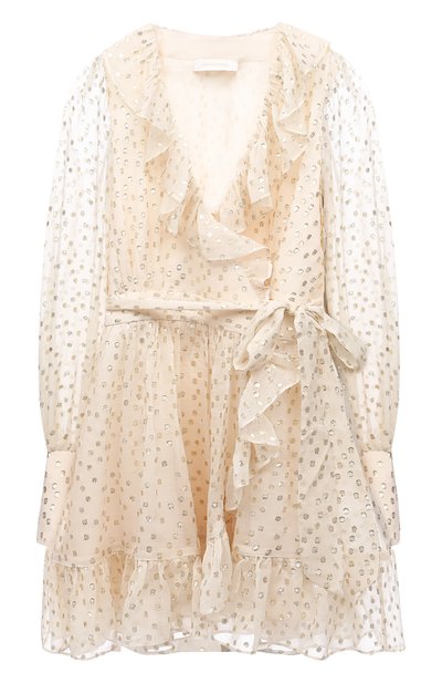 Женское шелковое платье ZIMMERMANN, арт. 2006DRC0N