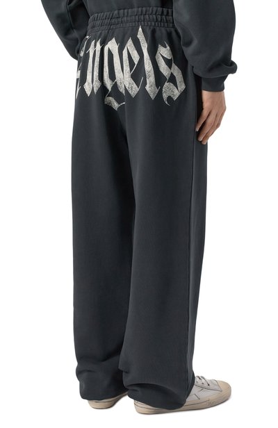 Хлопковые джоггеры PALM ANGELS темно-серого цвета по цене 47550 руб., арт. PAMCH005FL001, фото 4 Хлопковые джоггеры PALM ANGELS, арт. PAMCH005FL001, фото 4
