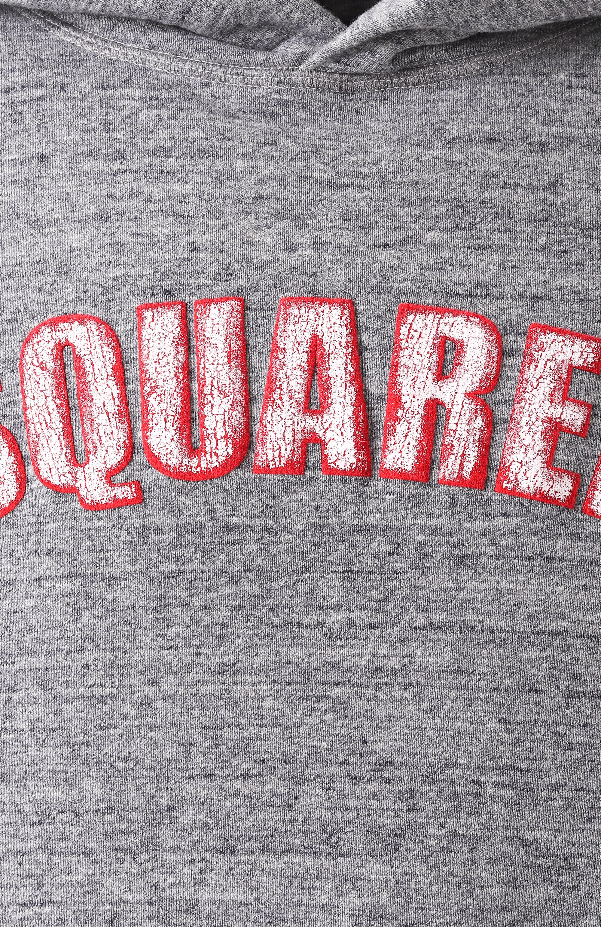 Хлопковое худи DSQUARED2 серого цвета по цене 94600 руб., арт. S74GU0857/S25463, фото 6 Хлопковое худи DSQUARED2, арт. S74GU0857/S25463, фото 6