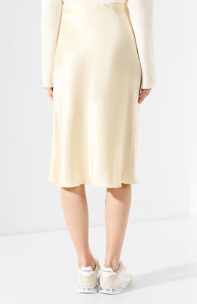Юбка NANUSHKA, арт. ZARINA_WAX YELL0W_WASHED SATIN, фото 4