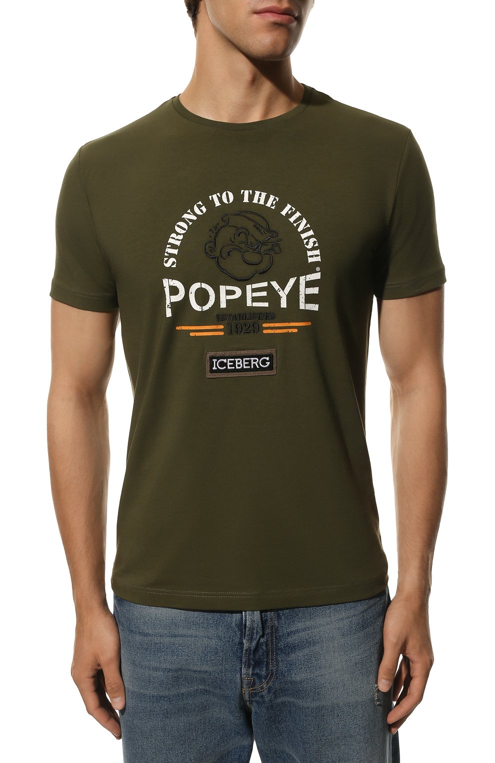Хлопковая футболка ICEBERG, арт. 22I I1P0/F018/6318, фото 3